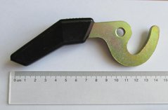 Ручка-крючок к дверце твердотопливного котла (короткая, 14 см), 5 мм