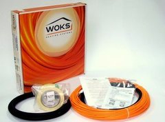 Тонкий нагревательный кабель под плитку Woks-10, 400 Вт (42м)