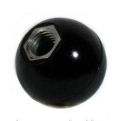 Ручка-шар к дверце котла, карболит 30 мм (внутренняя резьба M8)