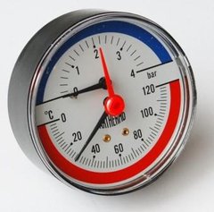 Термоманометр аксиальный Arthermo (TI003 80 0-4Bar 0-120°C)